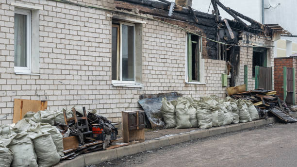 Professional Fire Damage Removal technician working in Prospect, OH